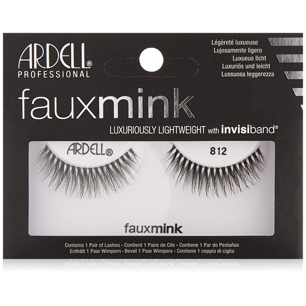 Ardell Faux Mink #812 Black Lashes (6 Pack)