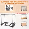 Sidasu 60" Heavy Duty Folding Table Cart with 4 PU