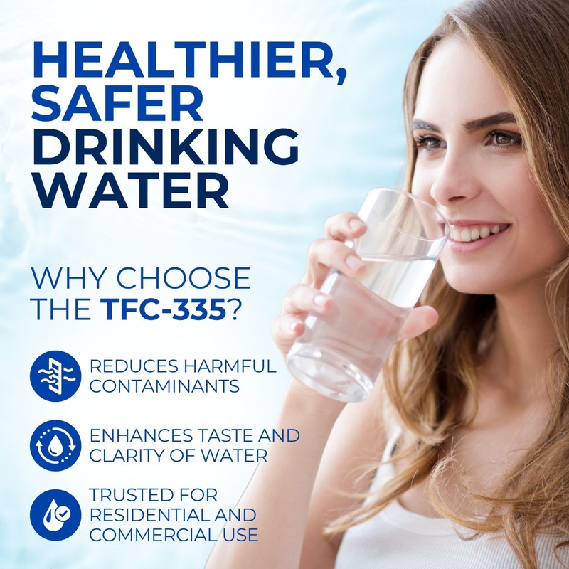 Microline (TFC-335) Reverse Osmosis Water Filter Replacement Kit - Sediment,