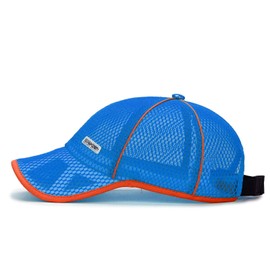 Panegy Children's Cap, Mesh, Summer, Mesh Cap, Lightweight, Quick Drying, Hat, For Kids, Boys, Girls, Baseball Cap, Breathable, Sun Protection, UV Protection, Adjustable, Fashionable, blue (navy blue)