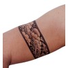 Temporary Bracelet Tattoos Maori Design Tribal Japan 10 Sheets Set