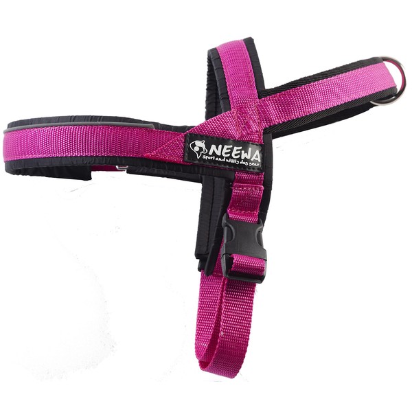 Neewa Sport Harness (Large, Pink), Padded Dog Harness, with Control