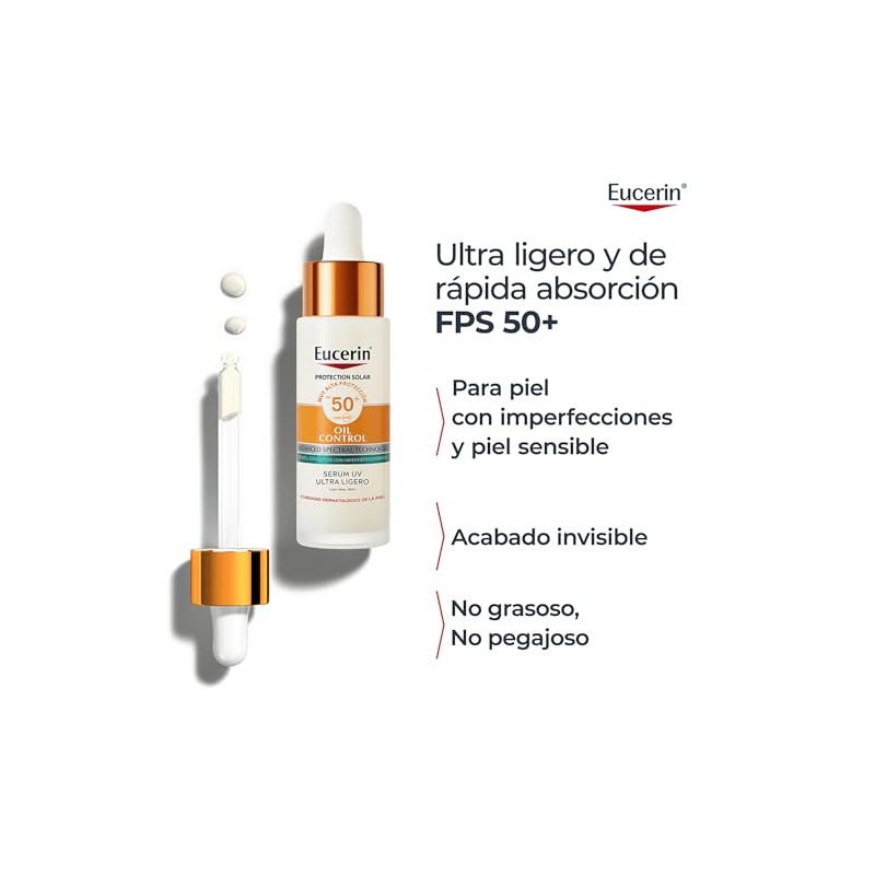 EUCERIN Protector Solar Oil Control Serum Ultra Light F50 30ml