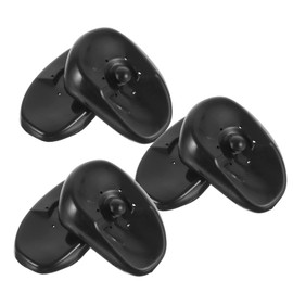 Baluue 6pcs Hair Dye Earmuffs Coloring Adults Accessories Cover For Hair Dying Guard Accessory Reusable Ear Protectors Ear Muffs Ear Cuff Ear Shower Caps Black Soft Plastic