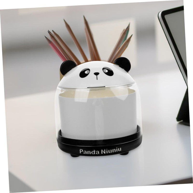 iplusmile Mini Panda Wastebasket Desktop Trash Can for Office and