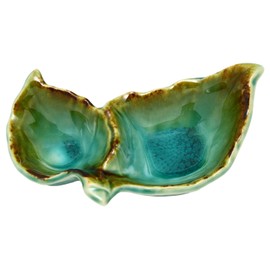 Mino Ware 131-0519 Partition Plate, Shinkai Glaze