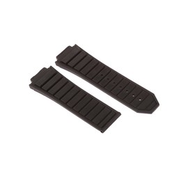 WatchBandHouse WBH Rubber Silicone Watch Band Strap Replacement Tool for 48mm Hublot F1 King Power, Black, HB1035