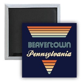 Beavertown Pennsylvania 2.5 x 2.5-Inch Fridge Magnet Retro Design