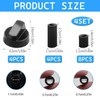 YREYBN 4 Pcs Cooker Knobs Replacement Oven Knobs, Universal Control