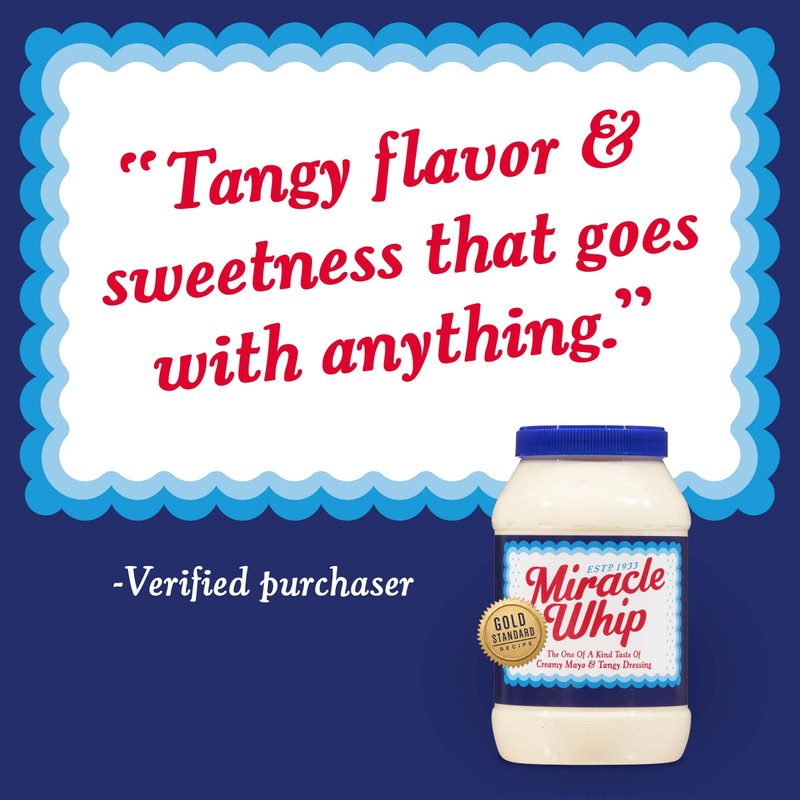 Miracle Whip Dressing, for a Keto and Low Carb Lifestyle,