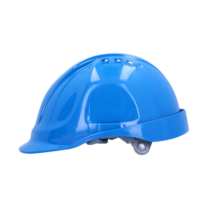 Blue Breathable ABS Hard Hat Adjustable Anti‑Smash Comfortable Helmet for
