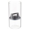 Fujisho Airtight Glass Canister Storage Container, Air Reducer, L, 2000cc