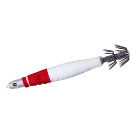 Daiwa Emeraldas Squid Metal Sutte Lure, 4.0 oz (113 g), Noctilucence Red and White