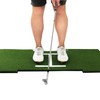 Rukket Tri-Turf Golf Hitting Mat Attack | Portable Driving, Chipping,