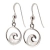 Touch Jewellery 925 Sterling Silver Wave Drop Earrings