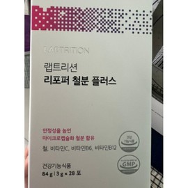 Labtrition Lipoper Iron Plus 3g / 랩트리션 리포퍼 철분 플러스 3g X 28포28일분 533571