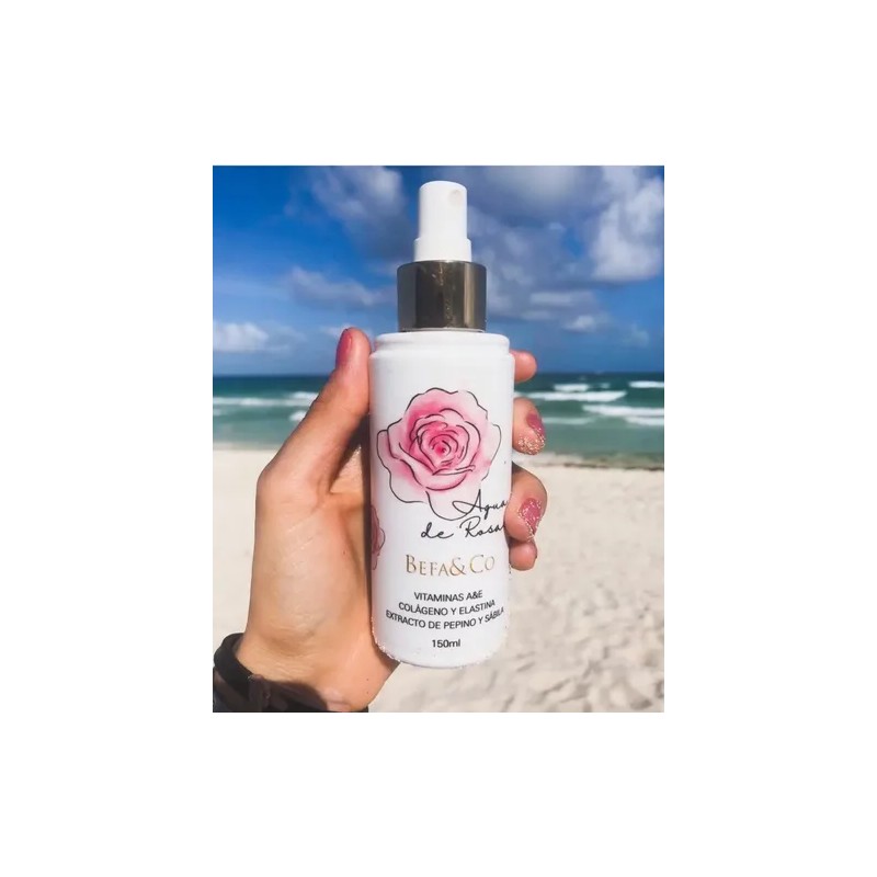 Agua De Rosas, Tónico Facial Hidratante, Regenerador Celular