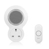Byron DBY-23513UK Wireless Plug In Doorbell Set, 175m Range, 8