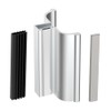 3Inch Aluminum Alloy Frameless Shower Door Handle, U Channel Door