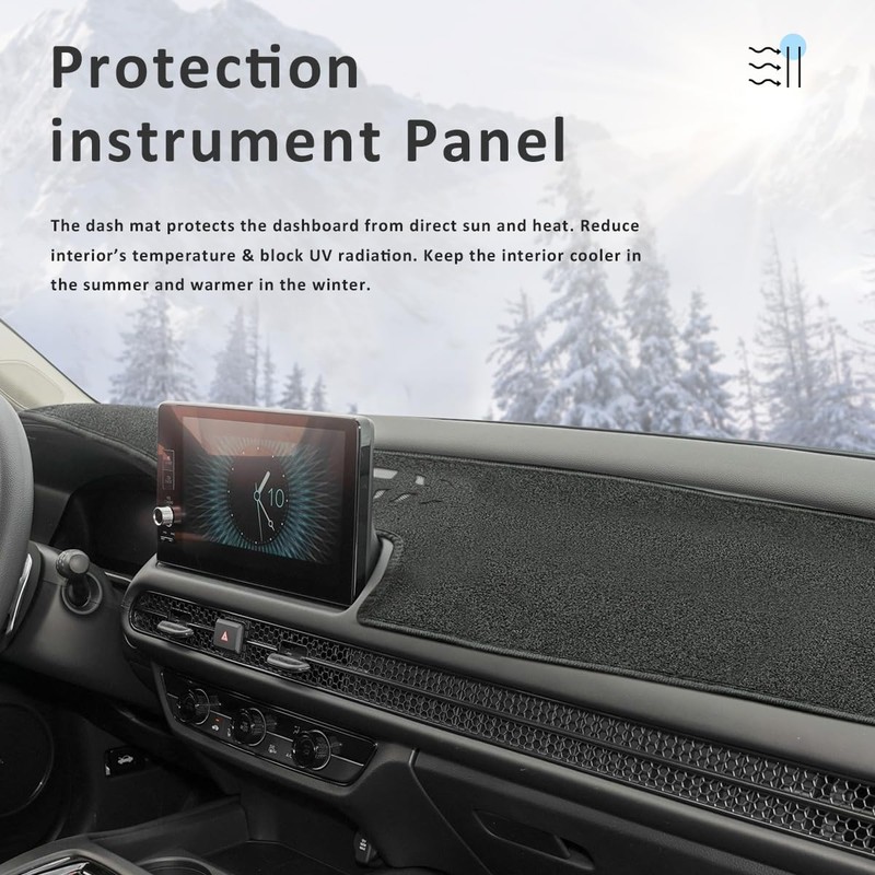 auovo Dash Mat Center Console Cover Protector Sunshield Cover Dash
