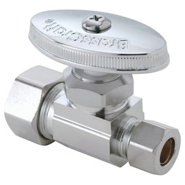 Brasscraft OCR14X C1 Straight Stop, 1/2-Inch x 3/8-Inch, Chrome