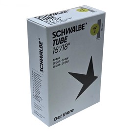 (Genuine Product) AV4 Butyl Bicycle Tube, 1.6 inches (40 mm), Size: 16/18 inches