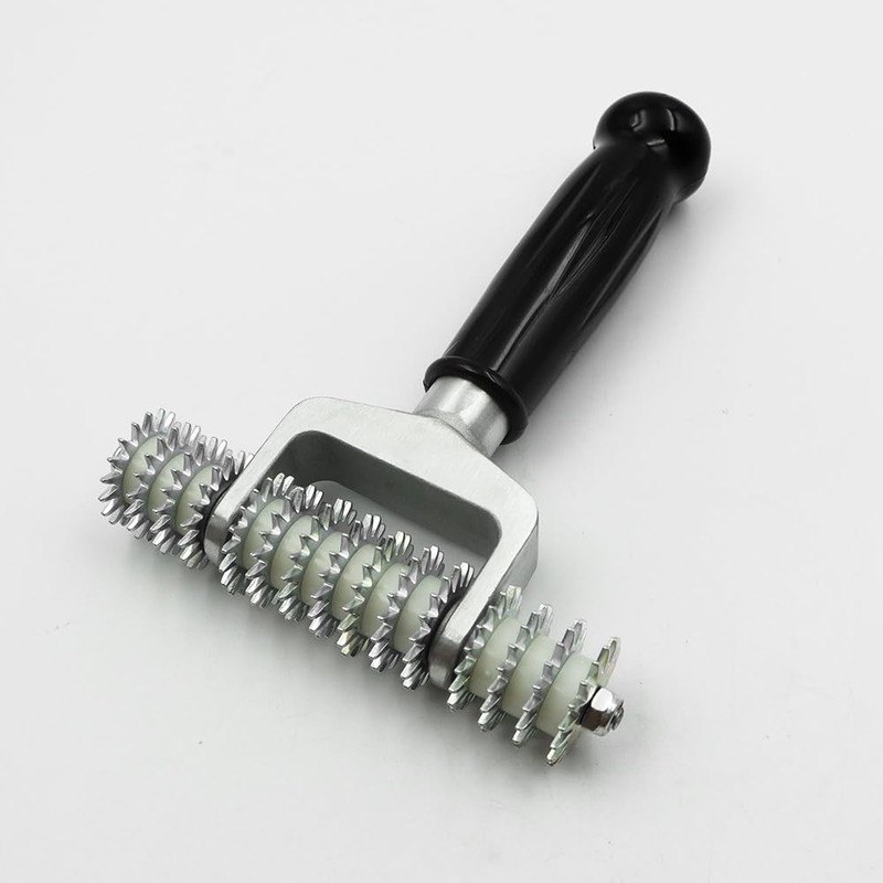ANCLLO Carpet Grooming Seam Star Roller Tool for Professional Flooring