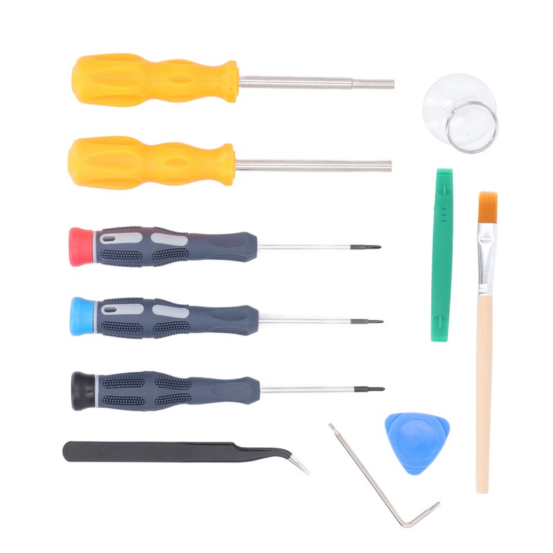 5PCS Small Screwdrivers Multifunctional Wrench Tweezers Brush Pry Plates Disassembly