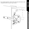 SANKINS Self Locking Gate Latch Automatic Gravity Lever for Wood