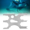 Stainless Steel Scuba Diving Multi Tool Regulator Credit Card Kits
