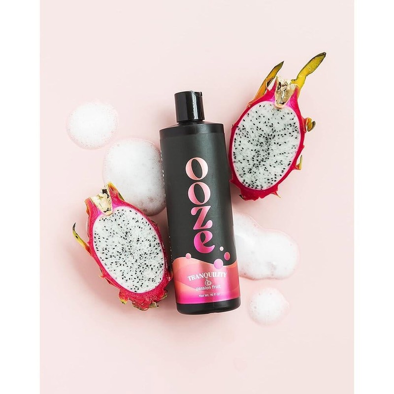 OOZE 패션 프루트 버블 배스 (473ml) - 여성용 배스, 신선함,