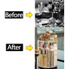 IMLUCKY Organizador de Maquillaje Giratorio - 360 Grados Vitrinas Cosméticas