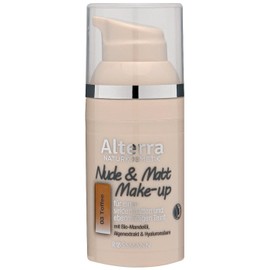 Alterra Nude & Matt Make-up natur 3 - toffee, 30 ml
