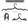 Foldable Travel Hangers Plastic Portable Folding Clothes Hangers Cruise Ship