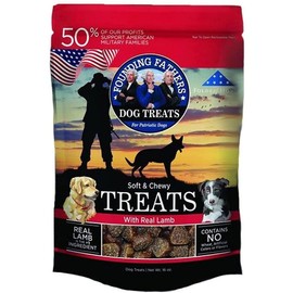 Founding Fathers Soft and Chewy Dog Treats, Lamb, 16 Ounce (Pack of 6)