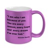 Nicholas Sparks Mug Metallic Coated, Nicholas Sparks Quote, Romantic Quote,