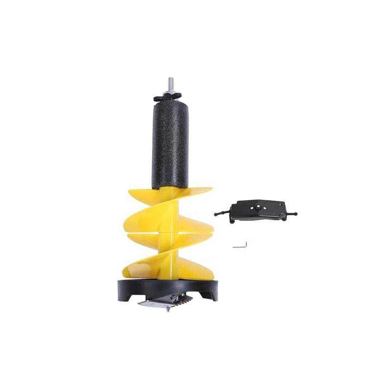 Fockety Ice Auger, 8 Inch Diameter Nylon Ice Fishing Auger,