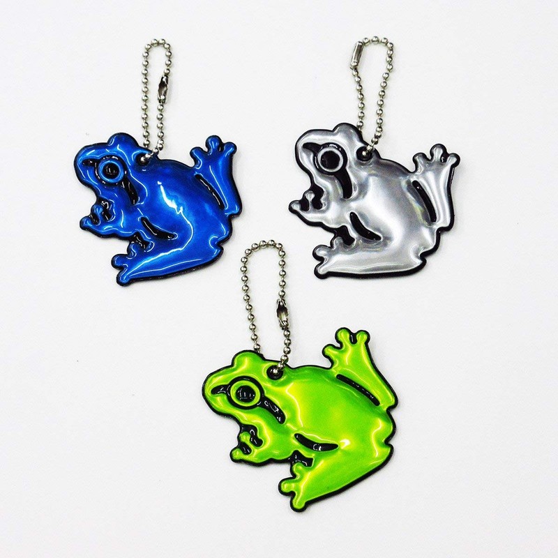 Yoshio Frog Reflective Keychain Yellow HF-38