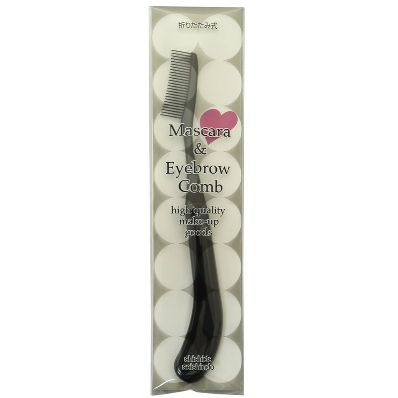 [Made in Japan] Folding Mascara & Eyebrow Comb (MK-400BK)