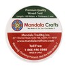 Mandala CraftsÃ‚® 1mm Waxed Cord, for Beading and Macrame Supplies,
