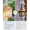 VIANIS 2 Pack Motion Sensor Outdoor Wall Lights, Modern Gold