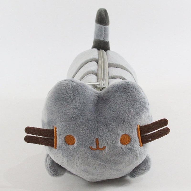MOYAGA Cat Pencil Case - Cute Pencil Case Grey, Animal