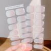 DANNI & TONI Gel Nail Strips Semi Cured Pink Ombre（In