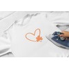 Heart Shamrock Iron On Decal, St Patricks Day Shirt Transfer,