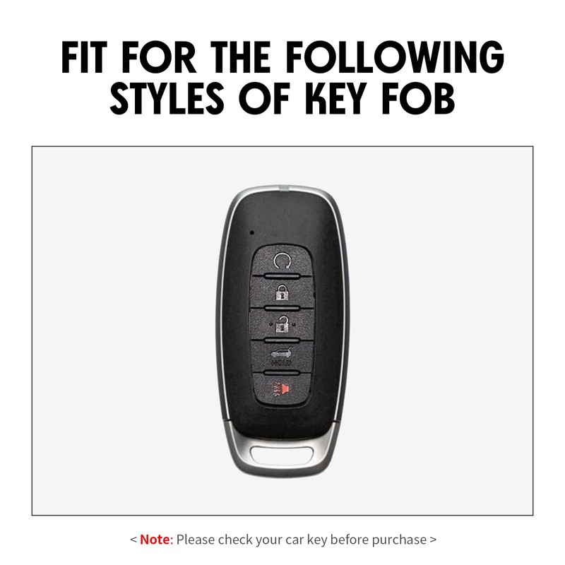 WORCAS 2 Pcs Key Fob Case Carbon Fiber Pattern Silicone
