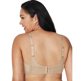 Playtex Women's Secrets Bounce Control Wirefree, Anchorstrap Moisture Wicking Wireless Bra, Coolest Grey, 42G