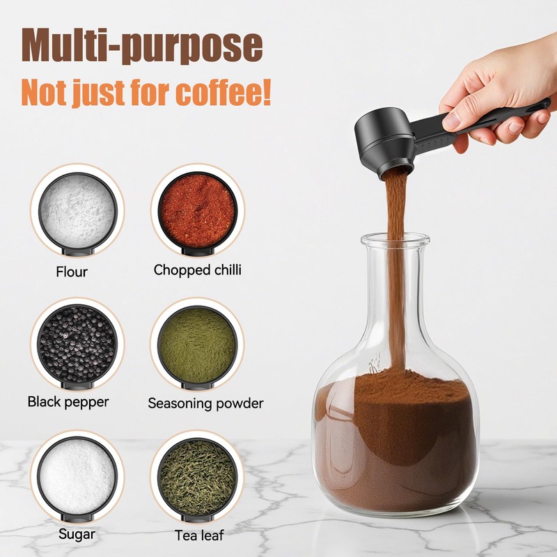 CAPMESSO Coffee Scoop & Funnel for Reusable K Cup Refillable