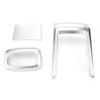 3pcs Rear Air Vent Trim ABS Without Cup Holder Replacement