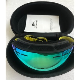 Hongdak Ski Goggles Snowboard Anti Fog Winter Sports - Emerald - NEW