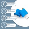Innfeeltech 20pcs 500 Ohm Multiturn Trimmer Potentiometer Blue Adjustable Variable